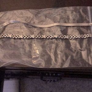 2 sterling silver bracelets